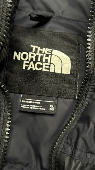 Chaqueta de plumas negra The North Face XL - miniatura 4