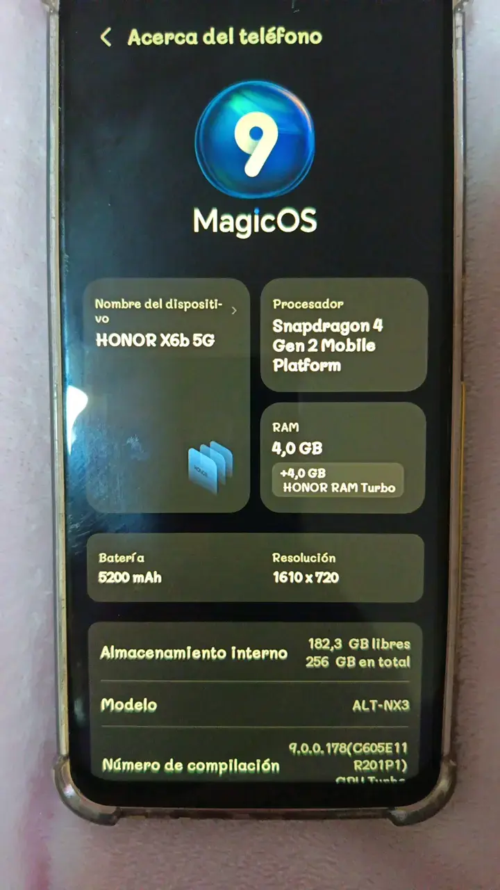 Smartphone Honor X6b 5G en buen estado - 4