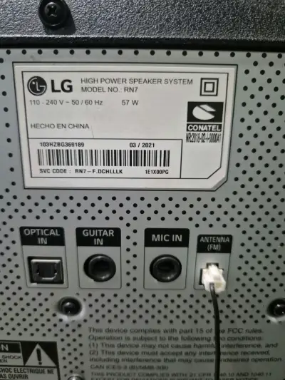 Parlante LG XBOOM RN7 de alta potencia - miniatura 3