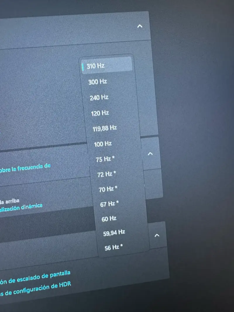 Monitor Asus Rog 310hz - 5
