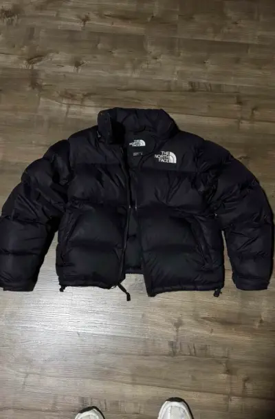 Chaqueta acolchada negra The North Face para hombre - miniatura 1