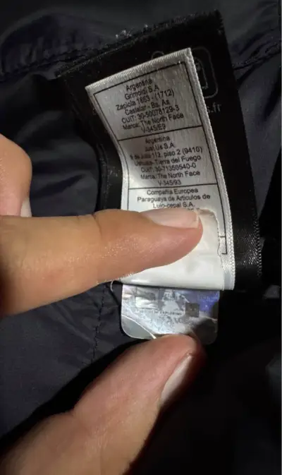 Chaqueta acolchada negra The North Face para hombre - miniatura 5