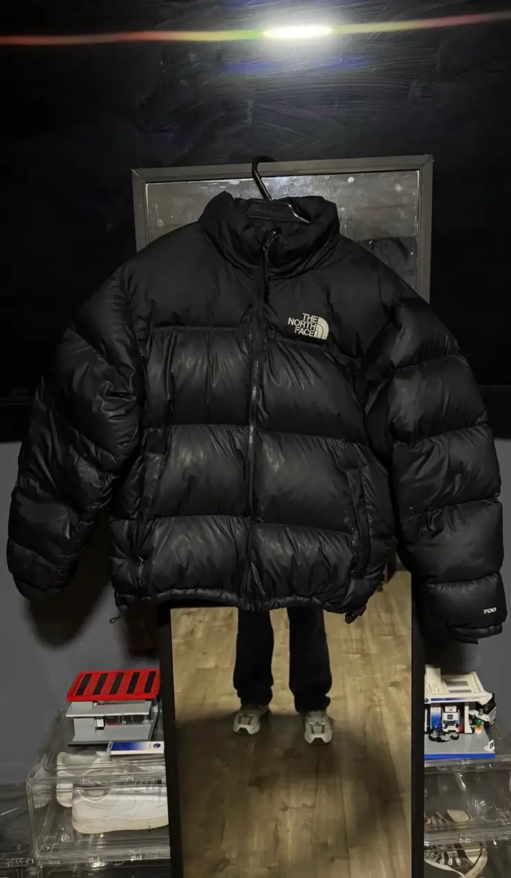 Chaqueta de plumas negra The North Face para hombre - 1