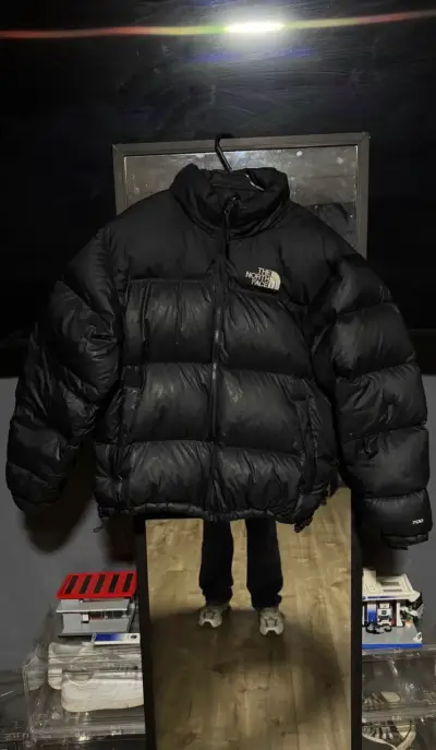 Chaqueta de plumas negra The North Face para hombre - miniatura 1