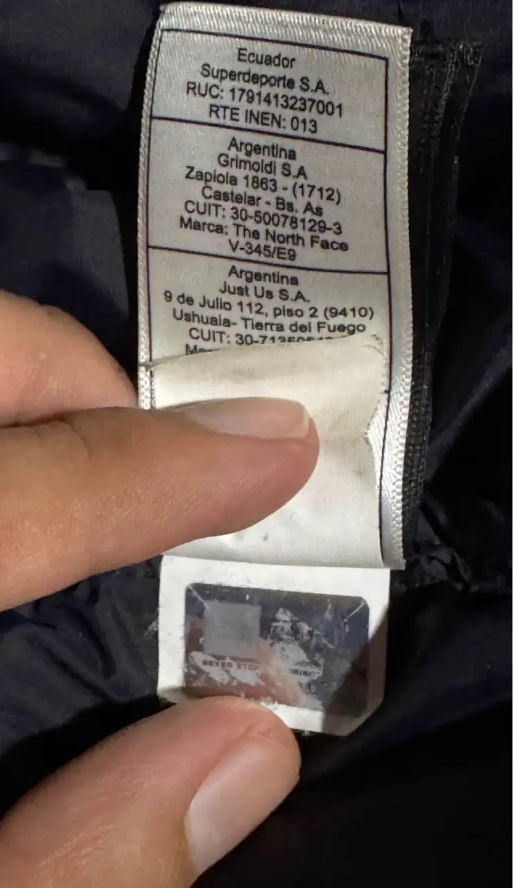 Chaqueta de plumas negra The North Face para hombre - 4