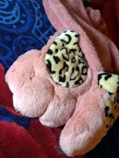 Conjunto bufanda y guantes felpa. Animal print. - miniatura 1