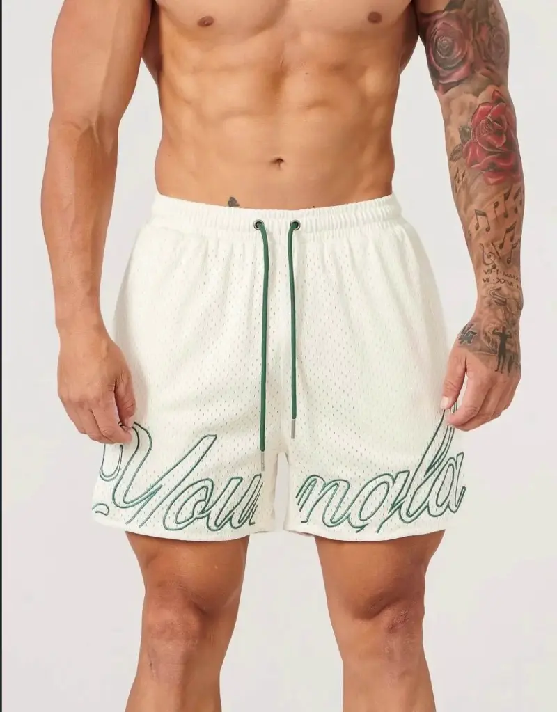 Shorts deportivos beige YoungLA Original 🇺🇸 - 4