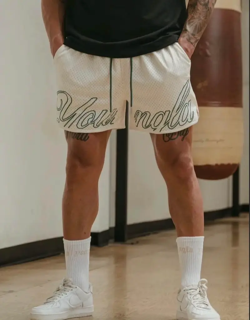 Shorts deportivos beige YoungLA Original 🇺🇸 - 5