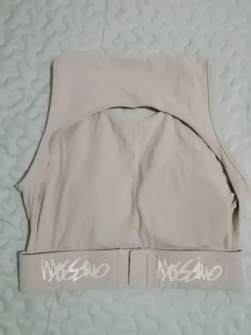 Top deportivo rosado pastel Massimo con logo - 2