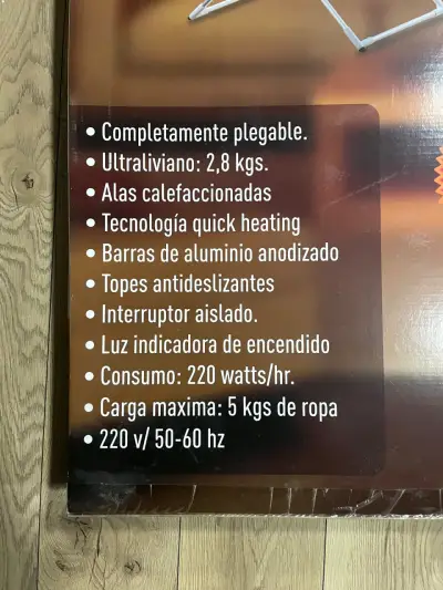 Tendedero Eléctrico Con Alas - miniatura 2