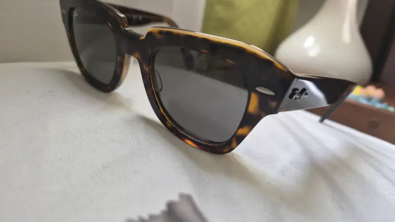 Gafas de sol Ray-Ban estilo carey con estuche - 3