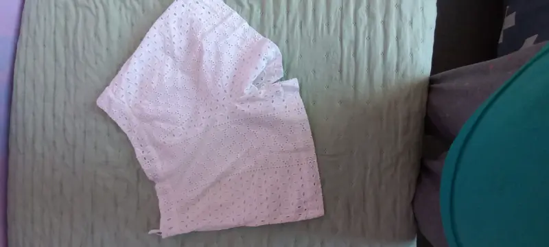 Shorts blancos de encaje para mujer - 1