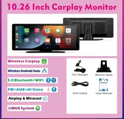 Monitor Carplay 10.26" - miniatura 1