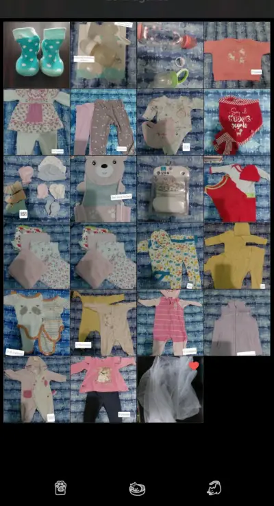 lote de ropa y cositas de bebé - miniatura 1