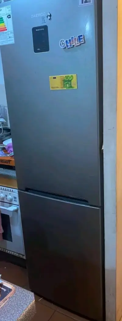 Refrigerador Daewoo Smart Cooling gris - miniatura 1