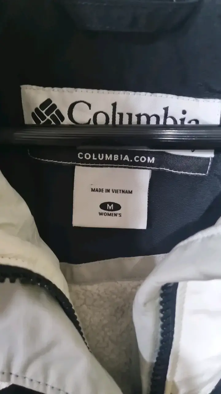 Chaqueta Columbia para Mujer Negra y Blanca - 2