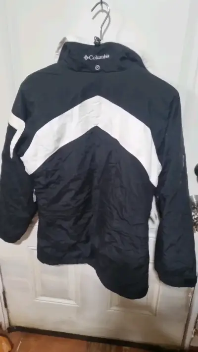 Chaqueta Columbia para Mujer Negra y Blanca - miniatura 5