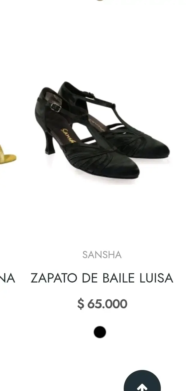 Zapatos de baile Sansha Luisa negros - 5