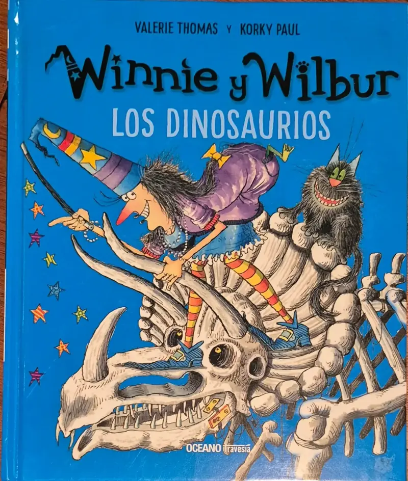 Libro infantil Winnie y Wilbur: Los Dinosaurios