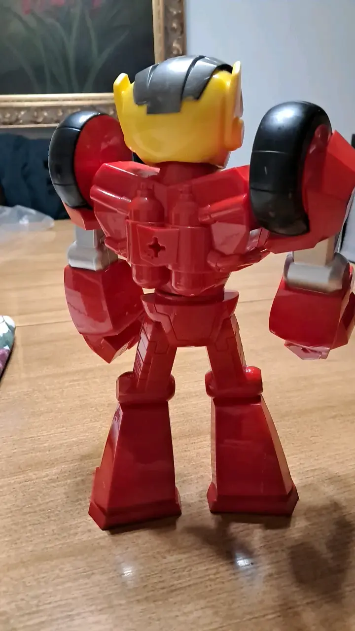 Figura de acción Transformer rojo y amarillo - 2