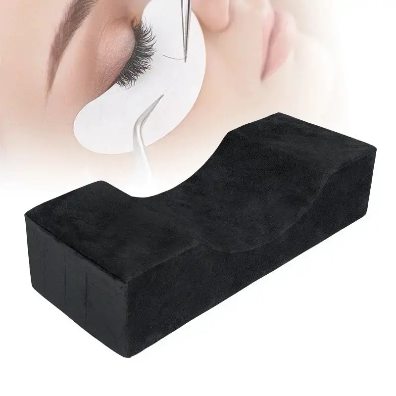 Cojín ergonómico para extensiones de pestañas
