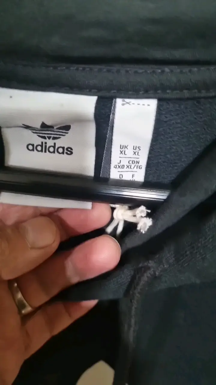 Polerón con capucha Adidas Trefoil negro XL - 2