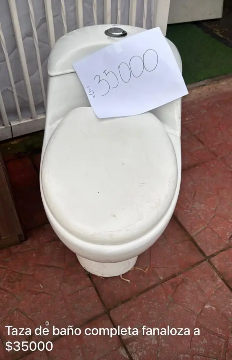 Taza de baño completa Fanaloza blanca