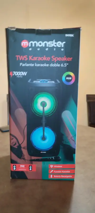 Parlante Karaoke Monster Audio TWS 7000W - miniatura 1