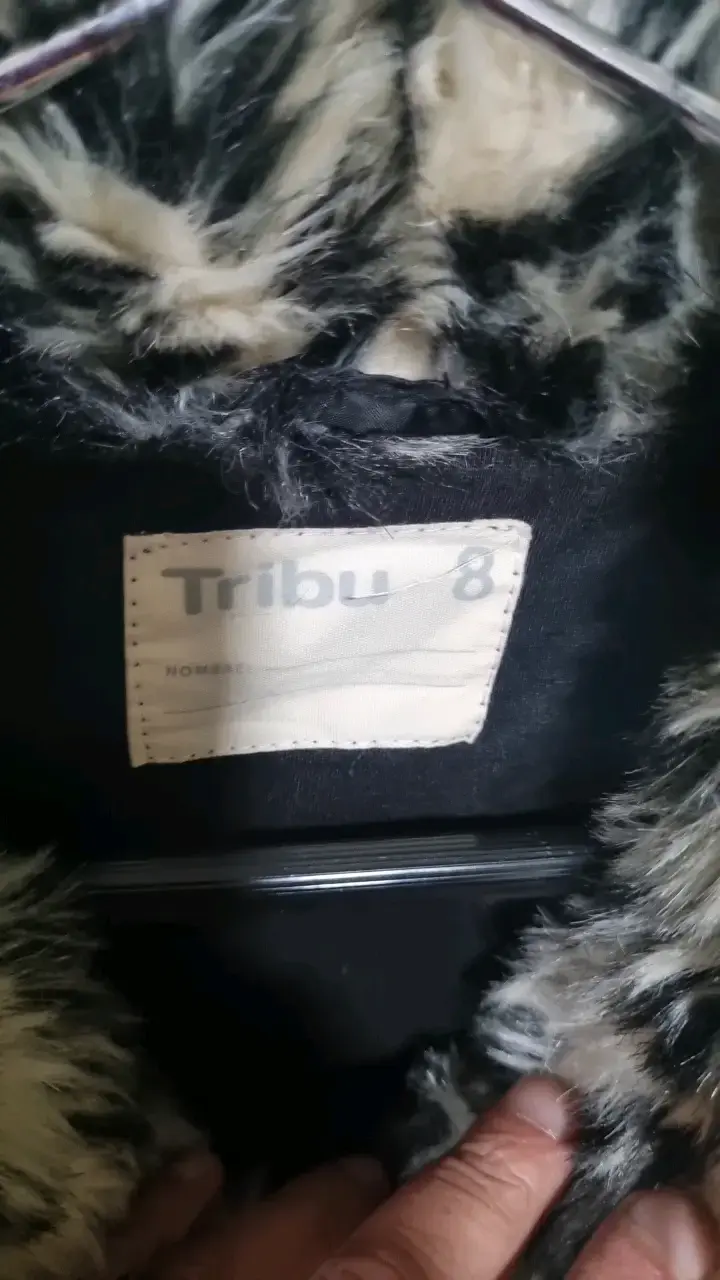 Abrigo de piel sintética estampado animal Tribu - 3