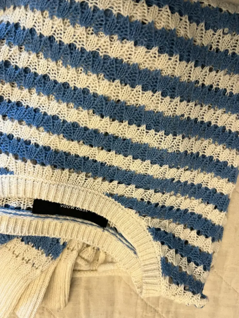 Suéter de rayas azul y blanco Vero Moda - 2