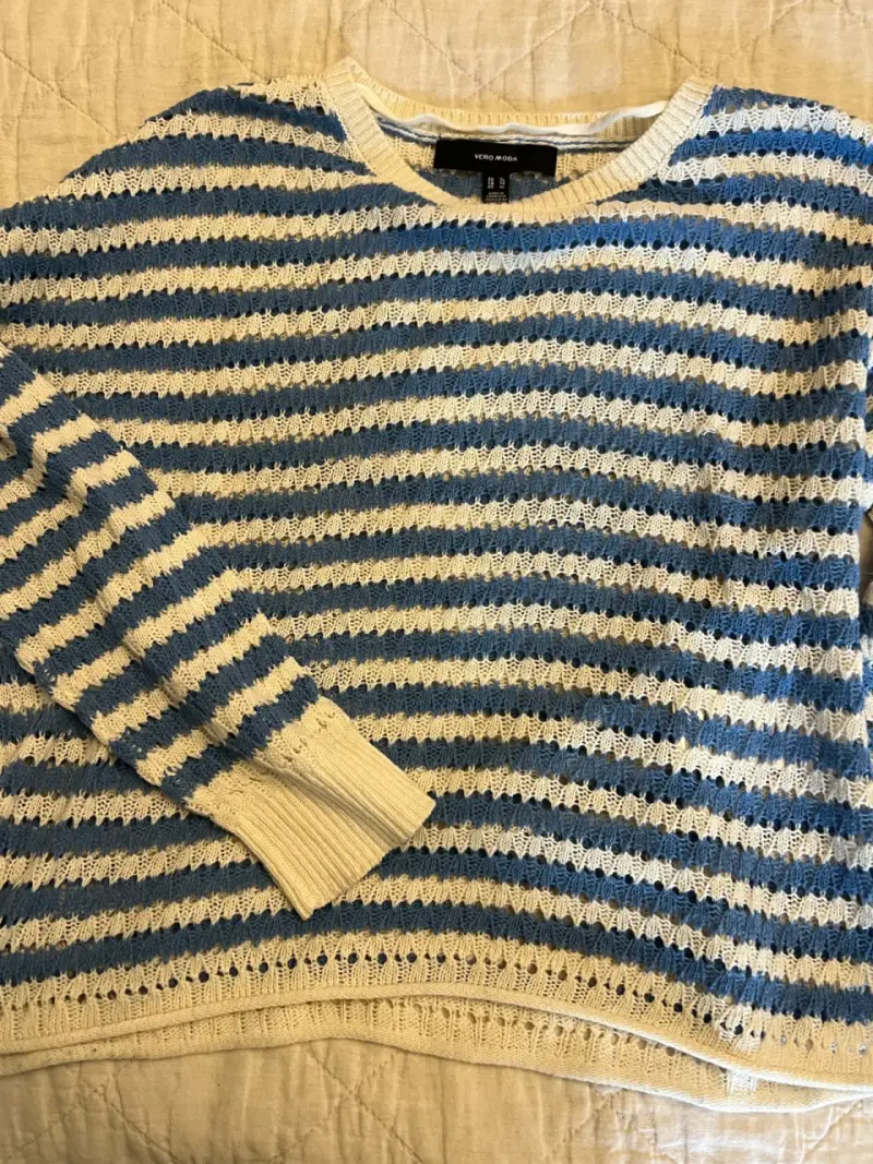 Suéter de rayas azul y blanco Vero Moda - 3