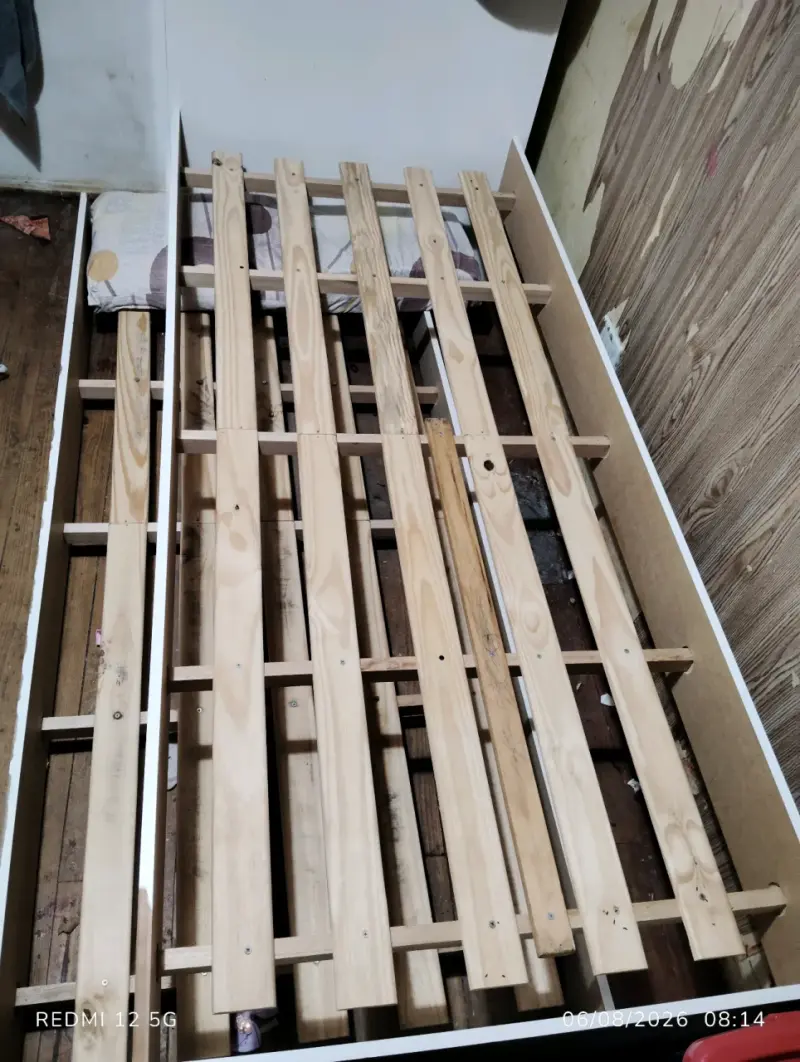 Cama nido con cajones de almacenamiento 1plaza - 1