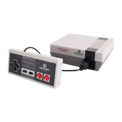 Consola retro de videojuegos con dos controles - miniatura 3
