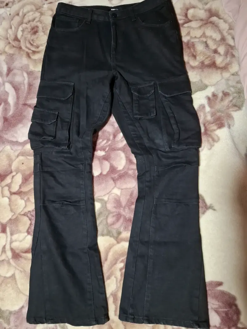 Pantalones cargo negros para hombre Nova Men