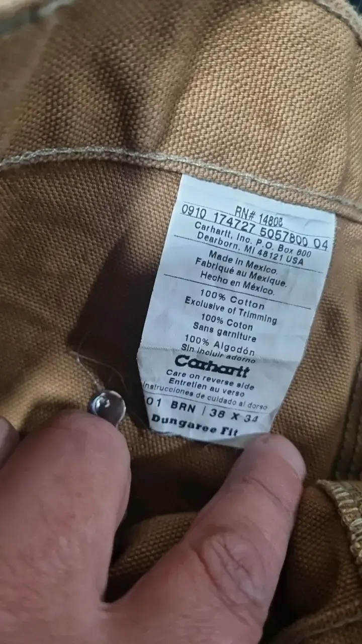 Pantalones Carhartt marrones de trabajo - 3