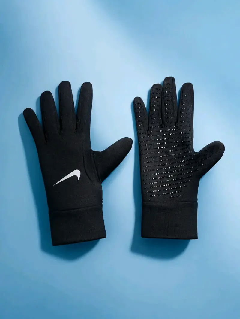 Guantes deportivos negros Nike Reflectantes