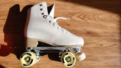 Patines de Cuatro Ruedas Blancos para Adulto - miniatura 2
