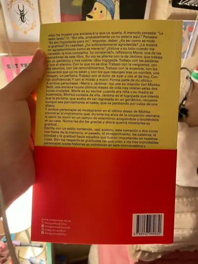 Libro 'Las gratitudes' de Delphine de Vigan - miniatura 3