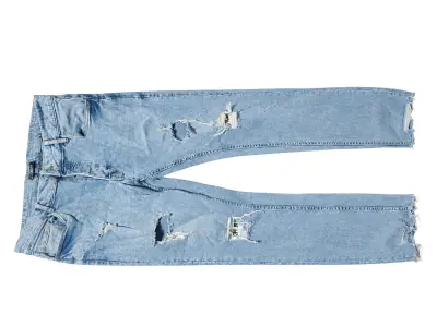 Jeans de mezclilla desgastados para hombre - miniatura 1