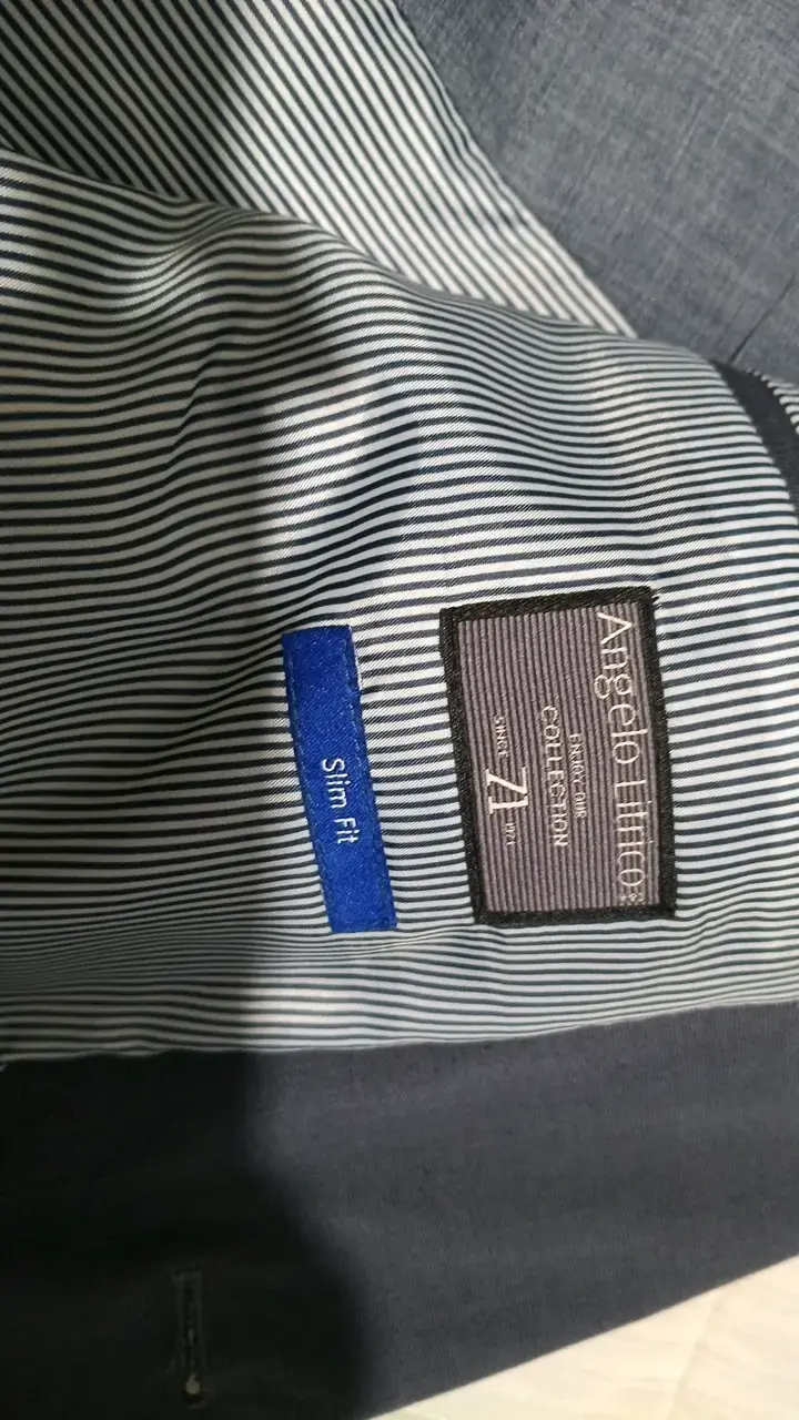Blazer azul slim fit Angelo Litrico 46 - 3