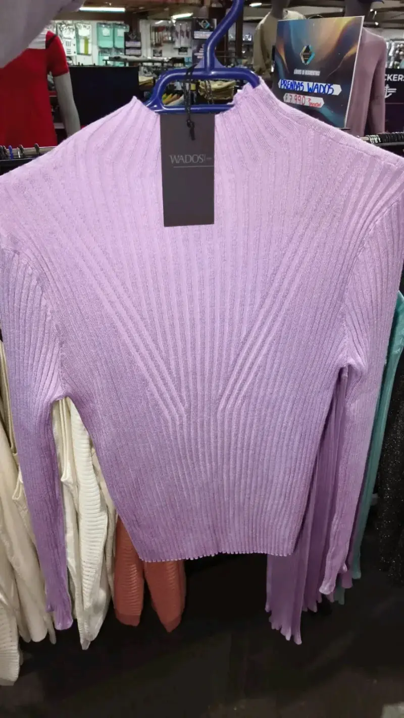 Sweater Wados de punto lila para mujer - 3