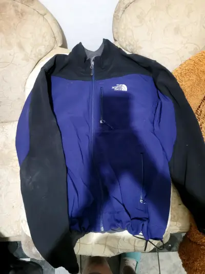 Chaqueta polar The North Face azul y negra - miniatura 1