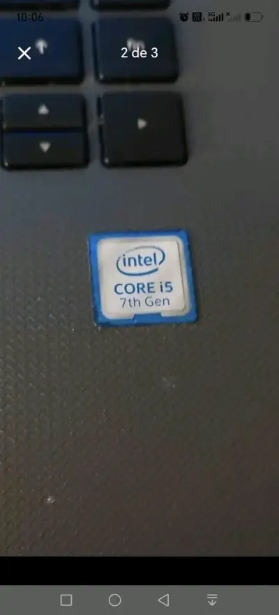 Notebook HP con Intel Core i5 7ma Generación - miniatura 3