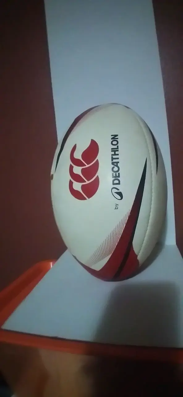 Balón de rugby Decathlon Match tamaño 5 - 1