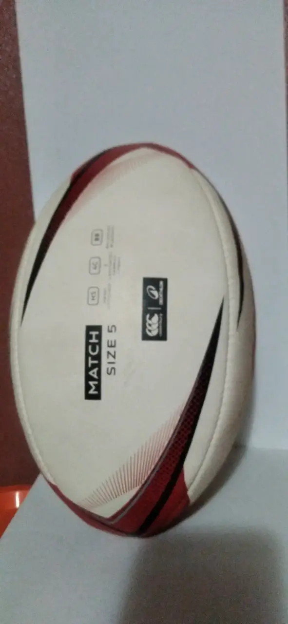 Balón de rugby Decathlon Match tamaño 5 - 2