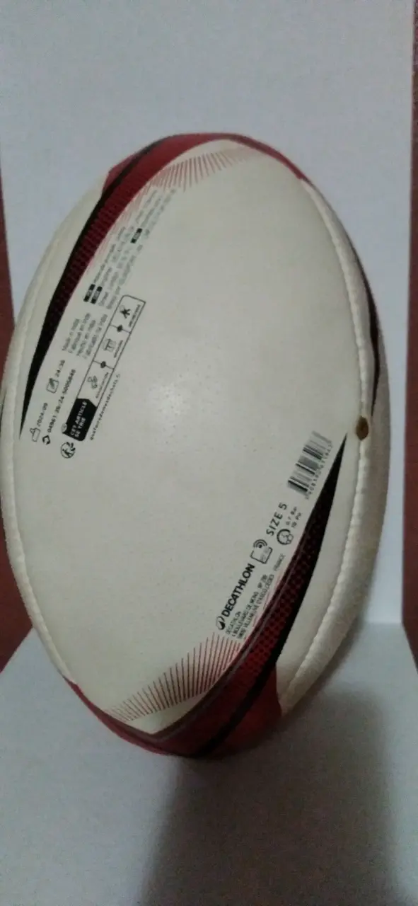 Balón de rugby Decathlon Match tamaño 5 - 3