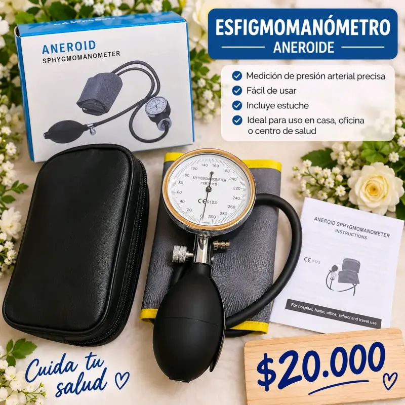 Esfigmomanómetro Aneroid con Estuche