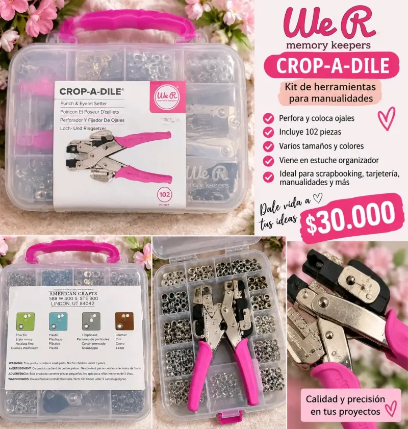 Kit de herramientas We R Memory Keepers Crop-A