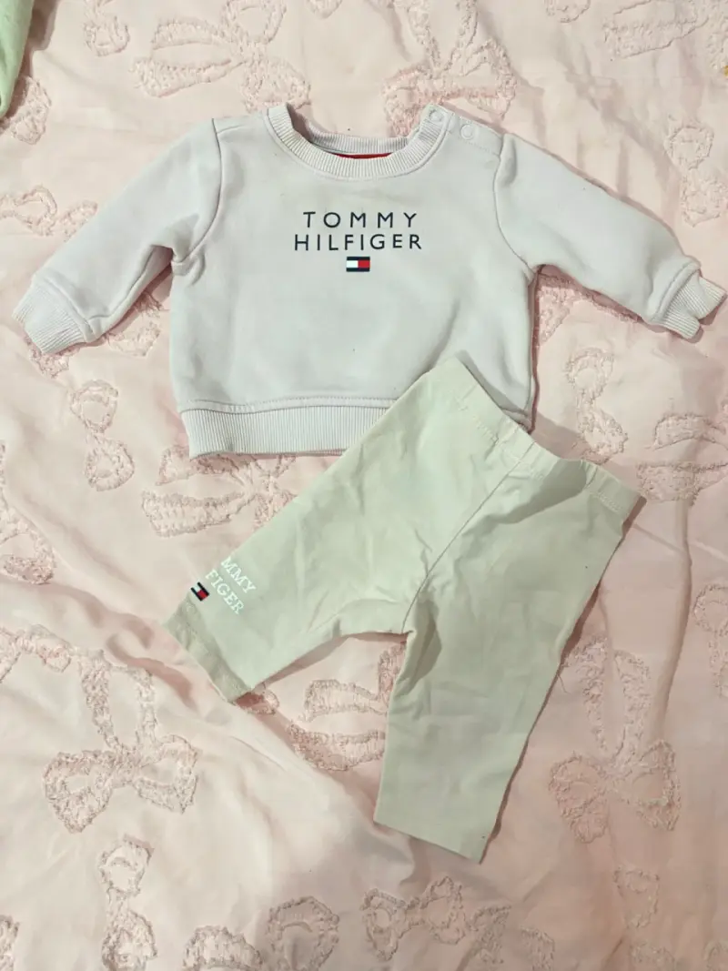 Conjunto de bebé Tommy Hilfiger rosa - 1