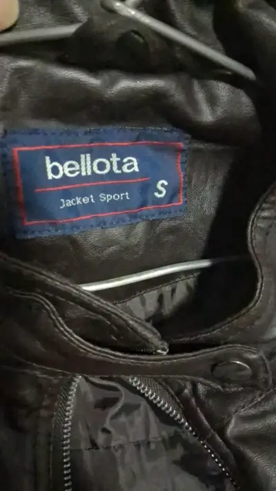 Chaqueta de cuero negra Bellota talla S - miniatura 4